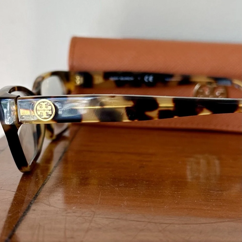 Tory Burch Tortoiseshell Women Eyeglass Frames And Case - Picture 4 of 8